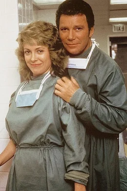 L-R: Gillian (Catherine Hicks), Kirk (William Shatner)