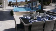 Finished backyard pool and grill cooking area, as seen on Pool Kings. Finished backyard pool and grill cooking area, as seen on Pool Kings.