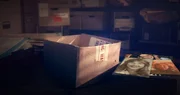Eine Box mit verst&ouml;rendem Inhalt: Bilder der Toten.