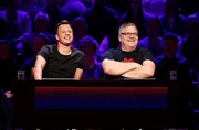 Rateteam-Kapit&auml;n Elton (r.) mit S&auml;nger Alexander Knappe (l.).