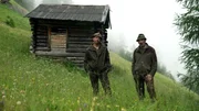 Die J&auml;ger Matthias Egger und Anton Steiner.