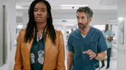 Sie sind sich selten einig: Ayisha Issa als June Curtis, Gord Rand als Mark Novak Sie sind sich selten einig: Ayisha Issa als June Curtis, Gord Rand als Mark Novak