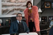 Pictured (L-R): Matthew Broderick as Lawrence Grey and Carrie Preston as Elsbeth Tascioni