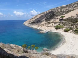 Die Calamaestra, der einzige Strand Montecristos.