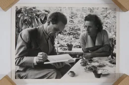 Leni Riefenstahl mit Joseph Goebbels.