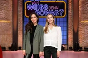 Treten bei "Wer wei&szlig; denn sowas?" als Kandidatinnen gegeneinander an: Die Moderatorin und Podcasterin Paulina Krasa (l.) und die Moderatorin und Podcasterin Laura Wohlers (r.).