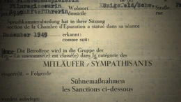 Leni Riefenstahl ist nur Mitl&auml;uferin. Entscheidung des Badischen Staatskommissariats f&uuml;r politische S&auml;uberungen, Spruchkammer Freiburg (1949).