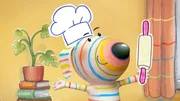Als Bäcker will Dylan heute aufregende neue Keksvariationen ausprobieren. Dazu hat er sich schon die passenden Bäckerutensilien zusammengesucht. Als Bäcker will Dylan heute aufregende neue Keksvariationen ausprobieren. Dazu hat er sich schon die passenden Bäckerutensilien zusammengesucht.