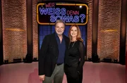 Der Schauspieler Stefan J&uuml;rgens (l.) und die Schauspielerin Esther Schweins (r.) treten bei "Wer wei&szlig; denn sowas?" als Kandidat:innen an.