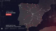 Karte des Hochgeschwindigkeitsstreckennetzes Karte des Hochgeschwindigkeitsstreckennetzes