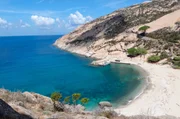 Die Calamaestra, der einzige Strand Montecristos.