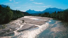 Die Isar bei Wallgau.