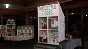 The reverse side of the doll house cake. The reverse side of the doll house cake.