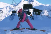 Dummerweise hat Bridget (Ren&eacute;e Zellweger) vergessen, zuzugeben, dass sie das Skifahren nicht beherrscht ...