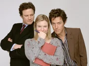 Eigentlich ist alles in Butter. Doch dann bekommt Bridgets (Ren&eacute;e Zellweger, M.) neuer Freund Mark Darcy (Colin Firth, l.) eine neue, langbeinige und schlanke Assistentin und Sch&uuml;rzenj&auml;ger Daniel Cleaver (Hugh Grant, r.) taucht pl&ouml;tzlich wieder im Leben der tollpatschigen Moderatorin auf ...