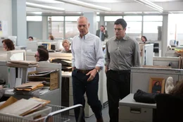 Michael Keaton (Walter 'Robby' Robinson), Mark Ruffalo (Mike Rezendes).