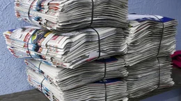 Bildunterschrift: Papierfasern k&ouml;nnen bis zu sieben Mal wiederverwendet werden. Zudem wird bei der Herstellung von Altpapier erheblich weniger Wasser und Energie verbraucht im Vergleich zur Herstellung von Frischfaserpapier.