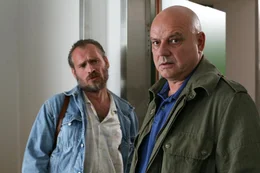 (v.li.): Johannes Krisch (Sozialarbeiter), Wolfgang B&ouml;ck (Fred).