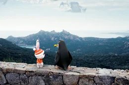 Hase erz&auml;hlt Pinguin von seinem Kindheitstraum, K&uuml;nstler zu werden, den er aus finanziellen Gr&uuml;nden aufgegeben hat.