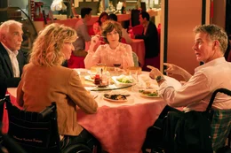v.li.: Max (G&eacute;rard Darmon), Florence (Alexandra Lamy), Marie (Elsa Zylberstein), Jocelyn (Franck Dubosc).