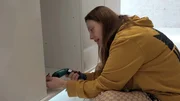 Make-Up Artist Janine war die letzten Tage mit Renovierungsarbeiten in ihrem geplanten Beautysalon besch&auml;ftigt. Nun sind diese fast gemeistert und es geht an die M&ouml;blierung.