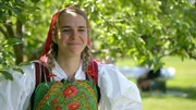 Am Dorffest wird gerne Tracht getragen.