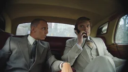 Auf dem Weg zur Macht: Donald Trump (Sebastian Stan, r.) ist ein gelehriger Sch&uuml;ler seines Mentors Roy Cohn (Jeremy Strong, l.).