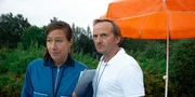 Zwei Pedanten, die sich m&ouml;gen: Silke Wilhelm (Johanna Wokalek), Trainerin der lokalen Wasserballmannschaft, und Schwimmmeister Karl Kruse (Milan Peschel).