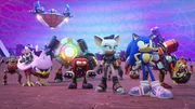 Vorne, v.li.: Thorn Rose, Birdie, Renegade Knucks, Rebel Rouge, Sonic, Dr. Deep, Dr. Don't Vorne, v.li.: Thorn Rose, Birdie, Renegade Knucks, Rebel Rouge, Sonic, Dr. Deep, Dr. Don't