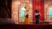 Prinzessin Gaelle und Mordred schmieden ein Komplott, um den Thron von Camelot zu erobern.
