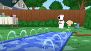 Brian Griffin (l.); Stewie Griffin (r.)