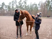 Hannah Scholz und Katja Schnabel (l.) zusammen mit Landano Hannah Scholz und Katja Schnabel (l.) zusammen mit Landano