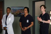 Von links: Dr. Marcus Andrews (Hill Harper), Dr. Alex Park (Will Yun Lee) und Dr. Shaun Murphy (Freddie Highmore) Von links: Dr. Marcus Andrews (Hill Harper), Dr. Alex Park (Will Yun Lee) und Dr. Shaun Murphy (Freddie Highmore)