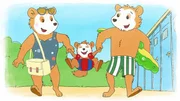 Bobo und seine Eltern gehen ins Freibad.