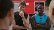 Mirko Renic (Sebastian Deyle, l.); Jonathan Chambers (Jerry Kwarteng, r.)
