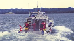Die Windverh&auml;ltnisse am Bodensee sind tr&uuml;gerisch. Die Wasserrettungen rund um den Bodensee sind oft von einer Minute auf die andere extrem gefordert. 47 500 Einsatzstunden wurden 2014 geleistet.