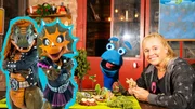 F&uuml;r Singa und SingDing geht es ganz weit zur&uuml;ck in die Vergangenheit, denn sie wollen echte Dinosaurier sehen! SingDing ist ein richtiger Dino-Experte und freut sich deshalb ganz besonders Mr. Heavysaurus und Milli Pilli zu treffen.