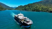 Am Anfang der Carretera Austral müssen Fjorde mit der Fähre überquert werden. Am Anfang der Carretera Austral müssen Fjorde mit der Fähre überquert werden.