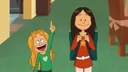 Marine zeigt Wendy, dass sie ins All will.
