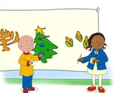 Caillou vertreibt sich das Warten aufs Christkind mit malen. Caillou vertreibt sich das Warten aufs Christkind mit malen.