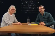 Udo Marquardt, Philosoph und Autor, mit Moderator Yves Bossart