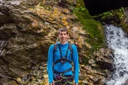 Alex Honnold during production of National Geographic's RUNNING WILD WITH BEAR GRYLLS. Alex Honnold during production of National Geographic's RUNNING WILD WITH BEAR GRYLLS.