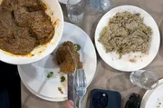 Kharcho ist ein georgisches Ragout auf Basis von Fleisch und Nussmus. Kharcho ist ein georgisches Ragout auf Basis von Fleisch und Nussmus.