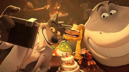 Schrecklich nette Gangster, v.li.: Wolf, Piranha, Schlange, Tarantel und Hai