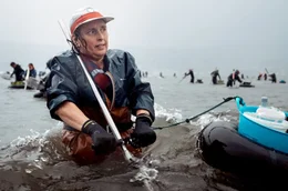 Rosa Maria Mart&iacute;nez-Romero ist die dienst&auml;lteste Muschelsammlerin.