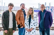 "Heribert", Im Bild (v.li.): Benedikt Kalcher, Regisseur Andreas Schmied, Caro Cult, Produzent Josef Aichholzer.