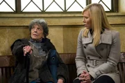 -- "Monster's Legacy" Episode 1414 -- Pictured: (l-r) Susanne Shepherd as Olga Dudek, Kelli Giddish as Detective Amanda Rollins -- (Photo by: Michael Parmelee/NBC)