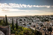 Panorama der Stadt Granada.
