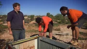 L-R: Jaymin Sullivan, Noah and JC are taking a look at their new mine Down Under. L-R: Jaymin Sullivan, Noah and JC are taking a look at their new mine Down Under.