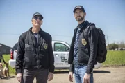 M&uuml;ssen ihr eigenes Team besch&uuml;tzen: Dwayne Pride (Scott Bakula, l.) und Sebastian Lund (Rob Kerkovich, r.) ...